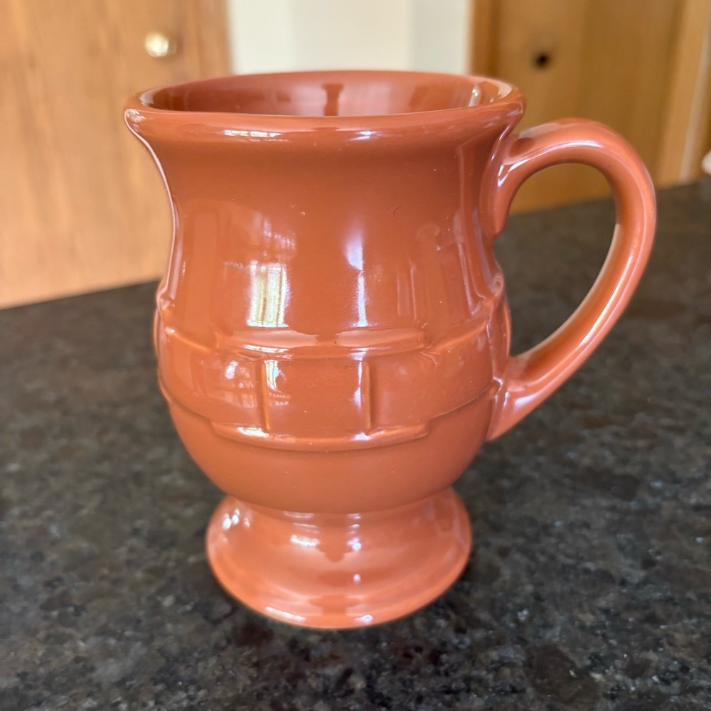 Longaberger Woven Traditions Spice Latte Grand Mug.